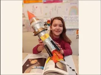 Третоодделенци од ООУ Лазо Трповски наградени во Берлин 03-06-2021 - слика 1