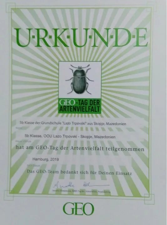 Меѓународен проект за биолошка разновидност и заштита на видовите 2019 (2)