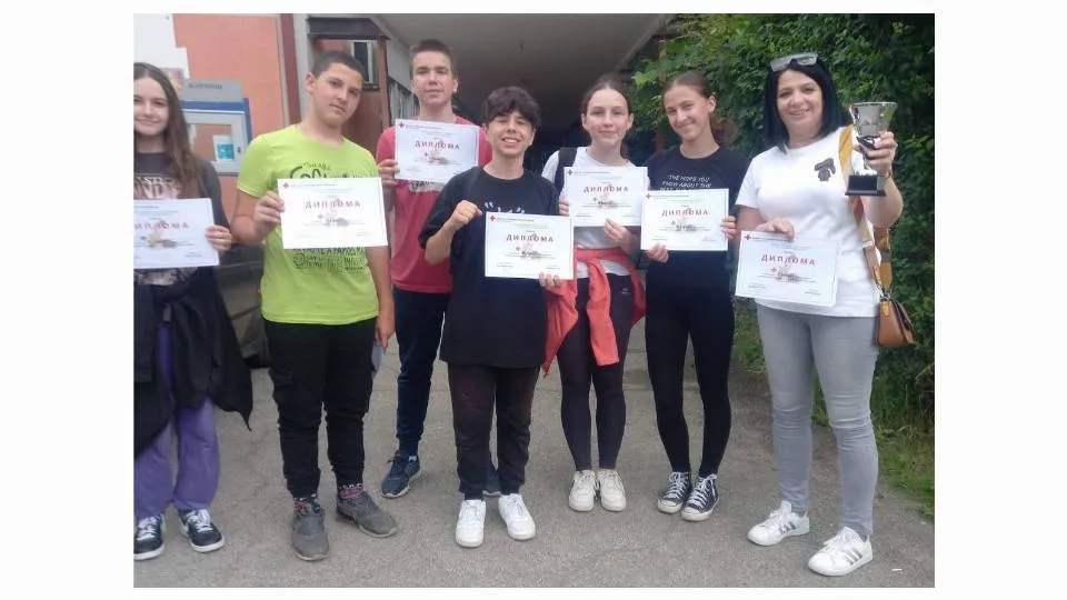 Општински натпревар на Црвен Крст