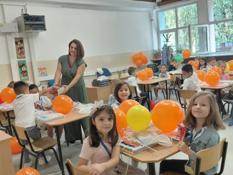 Првиот училишен ден – пречек на првачињата