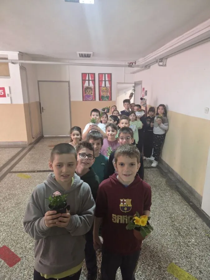 Пролетта пристигна во нашето училиште!